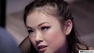 18yo asian seducing old family friend - Ryan McLane and Lulu Chu